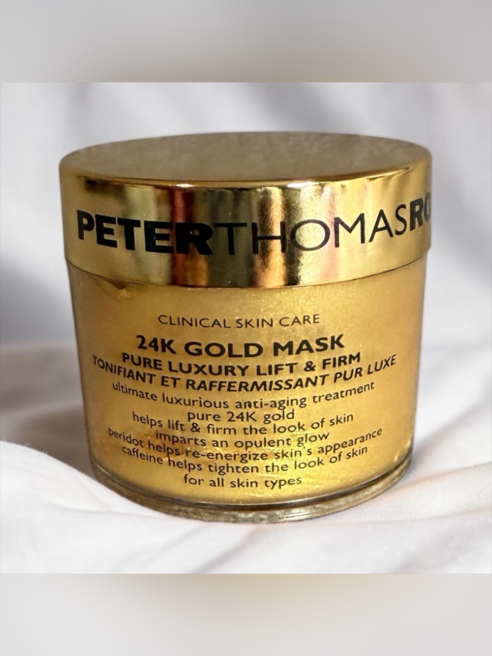 💛PETER THOMAS ROTH💛24K Gold Mask/NIP